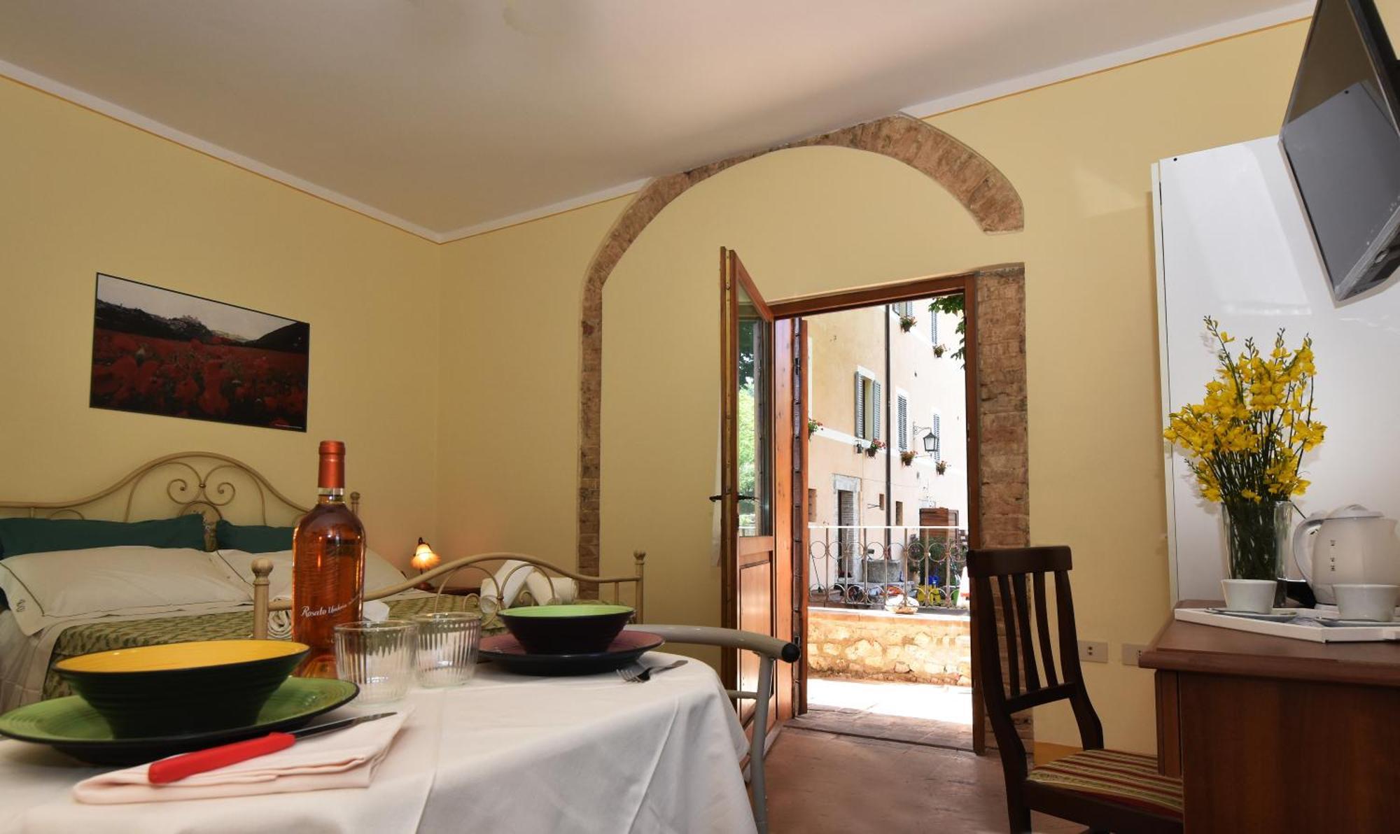 Agriturismo Villino Bellavista Spoleto Rum bild